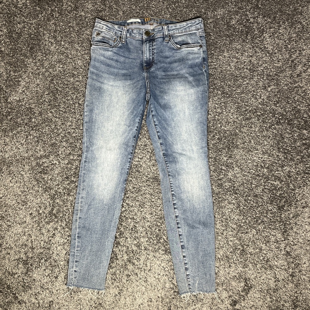 KUT From The Kloth Jeans Size 10 Womens Carlo Ankle Skinny Blue‎ Denim